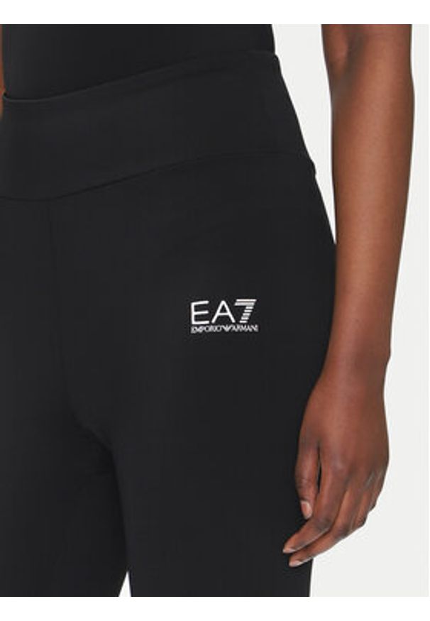 EA7 Emporio Armani Legginsy 7W000232 AF12625 UC001 Czarny Slim Fit. Kolor: czarny. Materiał: syntetyk