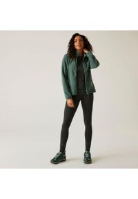 Regatta - Floreo IV Polar turystyczny damski. Kolor: zielony. Materiał: polar. Sport: turystyka piesza #1