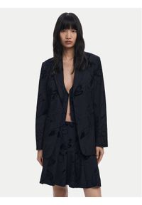 Desigual Marynarka Flockarty 25WWEW19 Czarny Regular Fit. Kolor: czarny. Materiał: syntetyk #1