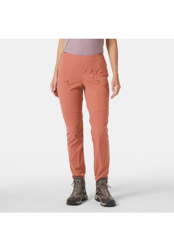 Damskie spodnie wodoodporne Helly Hansen Vinda Light Tur. Kolor: brązowy. Sezon: lato. Sport: turystyka piesza