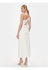 YAS Sukienka koktajlowa Izzie 26032133 Biały Regular Fit. Kolor: biały. Materiał: syntetyk, wiskoza. Styl: wizytowy #7