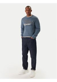 Jack & Jones Bluza Elogo 12288925 Niebieski Regular Fit. Kolor: niebieski. Materiał: bawełna #5