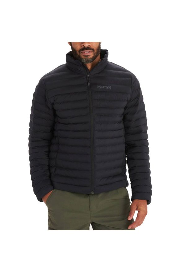 Kurtka trekkingowa męska Marmot Echo. Kolor: czarny. Materiał: nylon. Sport: turystyka piesza