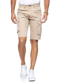 Wrangler - SPODENKI MĘSKIE WRANGLER CARGO SHORT CORNSTALK W15DKC335 $. Materiał: bawełna