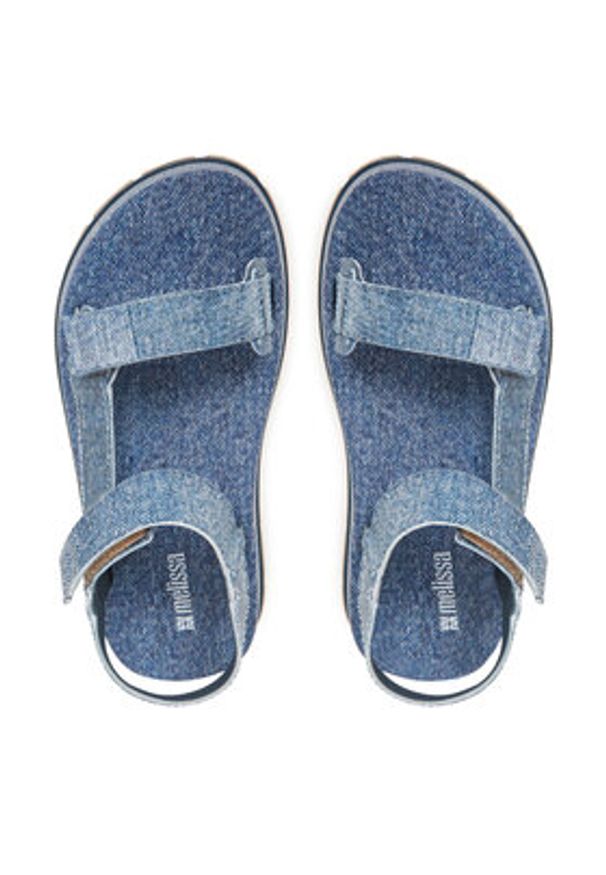 melissa - Melissa Sandały Melissa Flowing Platform Denim Ad M 36132 Niebieski. Kolor: niebieski. Materiał: denim. Obcas: na platformie