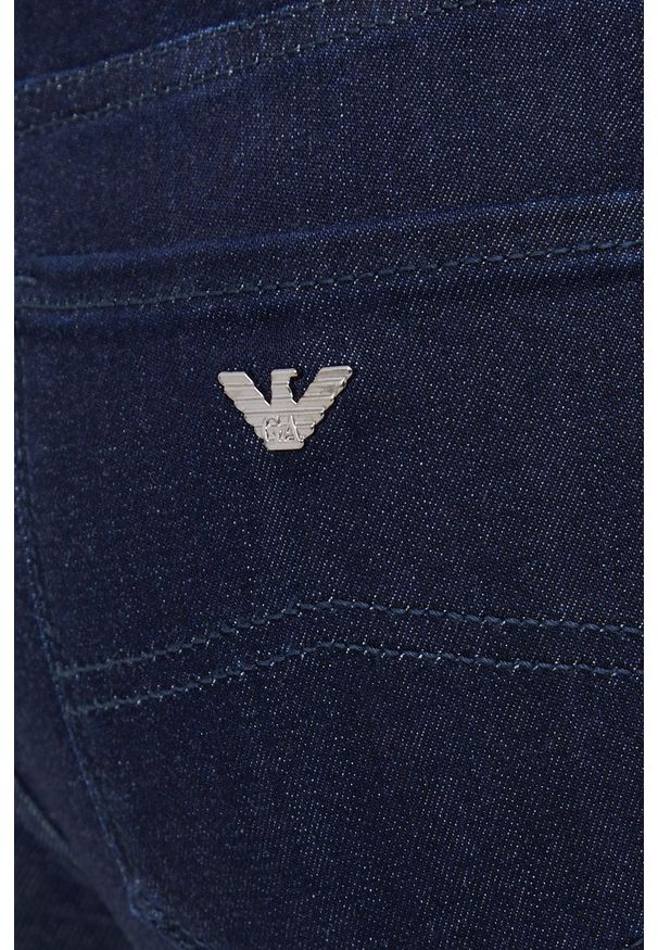 Emporio Armani - Jeansy. Kolor: niebieski
