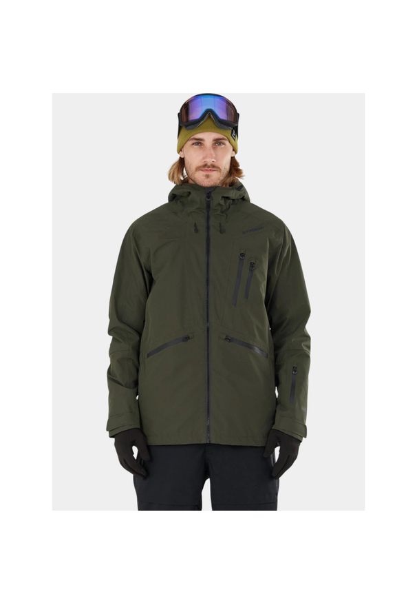 FUNDANGO - Kurtka Męska Fundango Rigel ECO 3L. Kolor: zielony. Materiał: materiał. Sezon: zima. Sport: narciarstwo