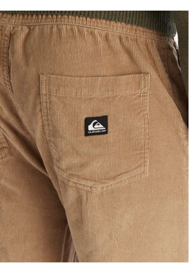 Quiksilver Spodnie materiałowe Taxer Regular Cord EQYNP03315 Brązowy Regular Fit. Kolor: brązowy. Materiał: bawełna