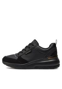 skechers - Skechers Sneakersy Subtle Spots 155616/BBK Czarny. Kolor: czarny. Materiał: skóra