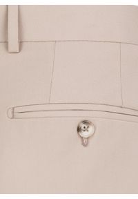 Pako Lorente - PAKO LORENTE – Beżowe spodnie garniturowe. Okazja: na spotkanie biznesowe. Kolor: beżowy. Materiał: poliester, wiskoza, elastan. Styl: biznesowy #7