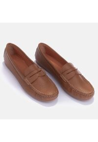 Marco Shoes Mokasyny z elastyczną podeszwą brązowe. Kolor: brązowy #9