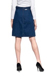 Lee - DAMSKA SPÓDNICA JEANSOWA LEE BELTED SKIRT L38IKE36 112108212. Materiał: jeans #6