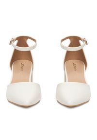 Jenny - JENNY Czółenka CEO-ANGEL WS210702-10 Biały. Kolor: biały. Materiał: materiał #7
