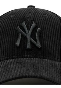 New Era Czapka z daszkiem New York Yankees Cord Black 9FORTY 60565331 Czarny. Kolor: czarny. Materiał: bawełna, materiał