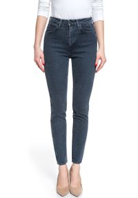 Wrangler - WRANGLER RETRO SKINNY MIDNIGHT STONE W253WB19X. Styl: retro