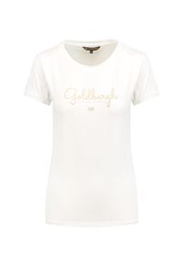 Goldbergh - T-shirt GOLDBERGH LUZ. Materiał: dresówka, włókno, jersey, materiał. Wzór: napisy #1