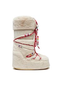 Moon Boot Śniegowce 80D1408990 Beżowy. Kolor: beżowy. Materiał: materiał #2