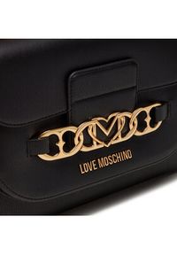 Love Moschino - LOVE MOSCHINO Torebka JC4042PP1LLF0000 Czarny. Kolor: czarny. Materiał: skórzane #5