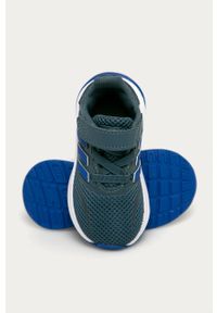 Adidas - adidas - Buty dziecięce Runfalcon I. Nosek buta: okrągły. Zapięcie: rzepy. Kolor: niebieski. Materiał: syntetyk, materiał, skóra ekologiczna, guma. Szerokość cholewki: normalna #5