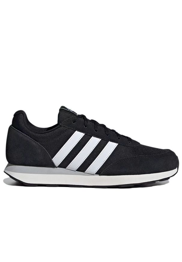 Adidas - Buty męskie adidas Run 60s 3.0 IE3826 - czarne. Kolor: czarny. Materiał: guma, zamsz, skóra, materiał. Szerokość cholewki: normalna. Sport: bieganie