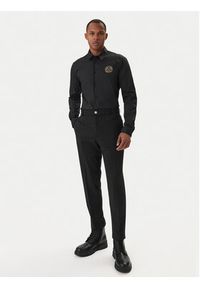 Versace Jeans Couture Koszula 80GALCS0 CNY17 Czarny Regular Fit. Kolor: czarny. Materiał: bawełna #8