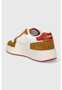 Levi's® - Levi's sneakersy GLIDE kolor żółty 235200.51. Okazja: na spotkanie biznesowe. Nosek buta: okrągły. Kolor: żółty. Materiał: guma #2