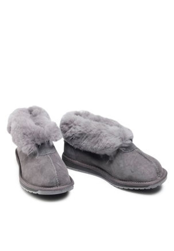 EMU Australia Śniegowce Platinum Albany WP10532 Szary. Kolor: szary. Materiał: skóra