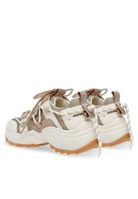 Steve Madden Sneakersy Tazmania Sneaker SM11002419-04005-TBE Brązowy. Kolor: brązowy. Materiał: skóra #5