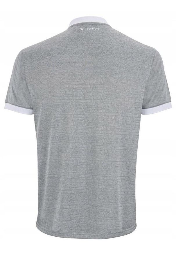 TECNIFIBRE - Koszulka tenisowa dziecięca Tecnifibre Team Polo. Typ kołnierza: polo. Kolor: szary. Sport: tenis