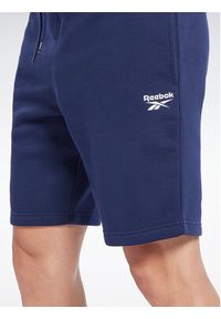 Reebok Szorty sportowe Reebok Identity Fleece Shorts HZ8799 Niebieski. Kolor: niebieski. Materiał: bawełna. Styl: sportowy #3