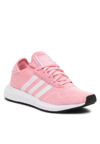 Adidas - Buty adidas. Kolor: różowy. Materiał: materiał. Sport: bieganie #1
