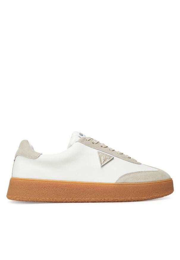Guess Sneakersy FMTWIM LEA12 Biały. Kolor: biały. Materiał: skóra
