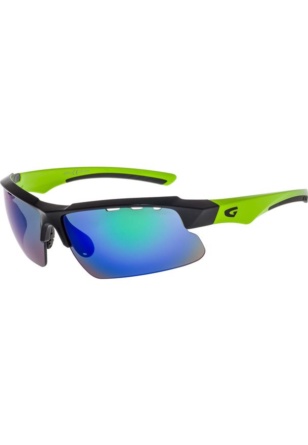 Okulary rowerowe GOG FAUN. Kolor: czarny, wielokolorowy, zielony. Sport: turystyka piesza