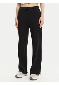 Converse Spodnie dresowe 10028418-A03 Czarny Wide Leg. Kolor: czarny. Materiał: bawełna