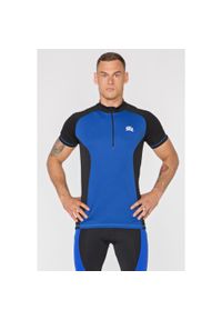 ROUGH RADICAL - Męska koszulka rowerowa Racer SX. Kolor: czarny, wielokolorowy, niebieski