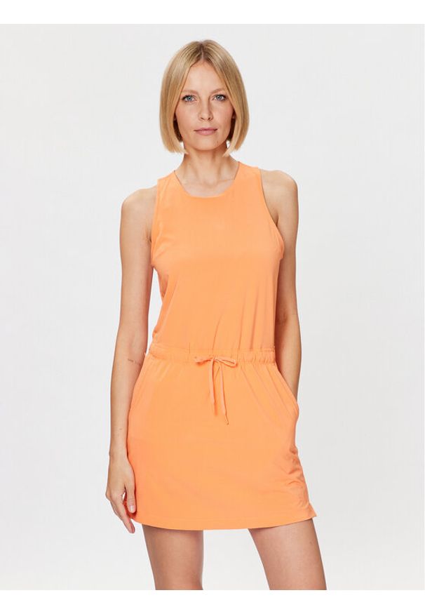 The North Face Sukienka letnia Never Stop Wearing NF0A7QCQ Pomarańczowy Regular Fit. Kolor: pomarańczowy. Materiał: syntetyk. Sezon: lato