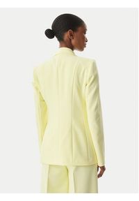 Maryley Marynarka 26EB139/43LE Żółty jasny Regular Fit. Kolor: żółty. Materiał: syntetyk #3