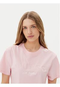 Guess T-Shirt V5GI09 K9RM1 Różowy Regular Fit. Kolor: różowy. Materiał: bawełna #3