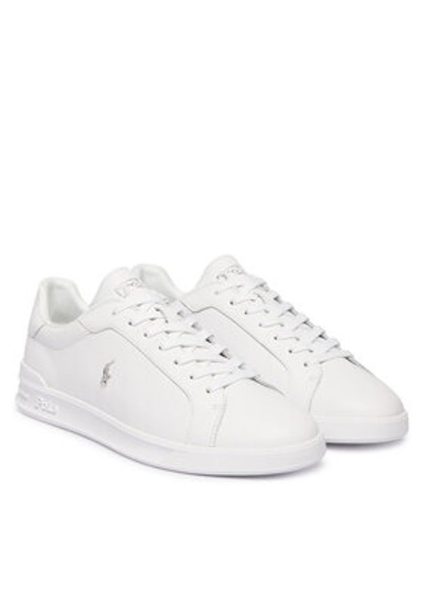 Polo Ralph Lauren Sneakersy 809P07158002 Biały. Kolor: biały. Materiał: skóra