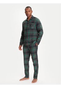 United Colors of Benetton - United Colors Of Benetton Piżama 43UL4P00A Zielony Regular Fit. Kolor: zielony. Materiał: bawełna