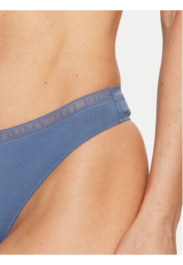 TOMMY HILFIGER - Tommy Hilfiger Komplet 3 par stringów UW0UW04890 Kolorowy. Materiał: bawełna. Wzór: kolorowy