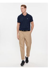 Tommy Jeans Polo DM0DM18312 Granatowy Slim Fit. Typ kołnierza: polo. Kolor: niebieski. Materiał: bawełna #2