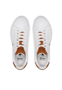 Polo Ralph Lauren Sneakersy Hrt Ct II 09877598001 Biały. Kolor: biały. Materiał: skóra #6