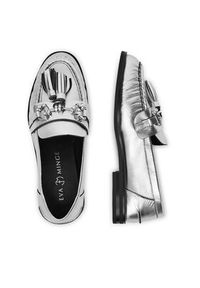 Eva Minge Loafersy PETUNIA-V1792-335-1 Srebrny. Kolor: srebrny. Materiał: skóra