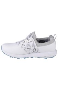 skechers - Skechers Go Golf Max-Lag, damskie buty do golfa, Białe. Kolor: biały. Materiał: skóra, syntetyk. Sport: golf