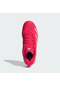 Adidas - Buty Courtflash Speed 2 Tennis. Kolor: czerwony, biały, wielokolorowy. Materiał: materiał. Sport: tenis, turystyka piesza