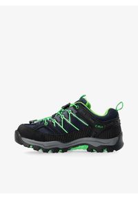 Buty turystyczne dziecięce CMP Rigel Low Trekking Shoe WP. Kolor: wielokolorowy, czarny, zielony. Sport: turystyka piesza