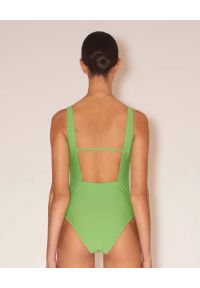 NANUSHKA - Zielony strój kąpielowy Janice. Kolor: zielony. Materiał: nylon, tkanina