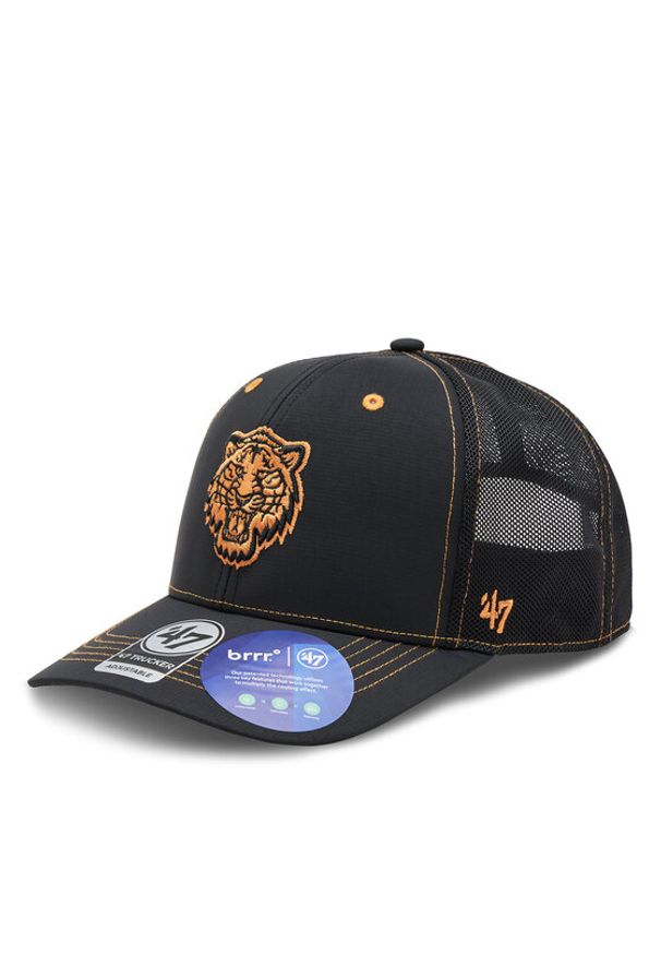 47 Brand Czapka z daszkiem Mlb Detroit Tigers Xray ’47 Trucker B-XRAYD09BBP-BK Czarny. Kolor: czarny. Materiał: materiał