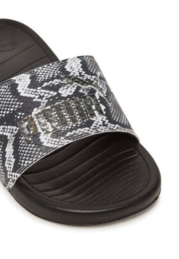 Puma Klapki Popcat 20 Snake Chic 401706 01 Szary. Kolor: szary. Materiał: skóra